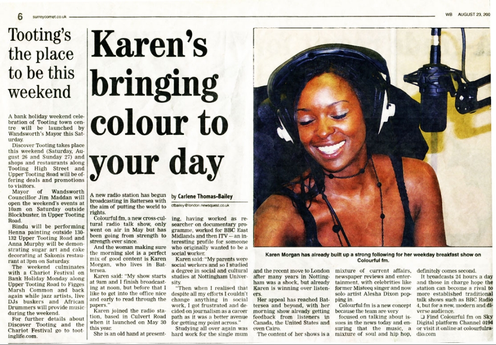 KarenMorganSurreyCometclipping